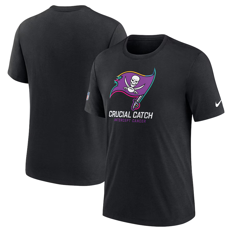 Men Tampa Bay Buccaneers 2024 Nike NFL black T shirts->nfl t-shirts->Sports Accessory